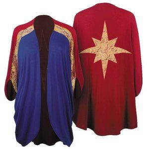 We Love Fine Captain Marvel Dolman Shrug S/M